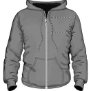 Sweatshirt, unisex, XL, S-XXL, Gildan, 20FEB9057, Bumbac, Poliester, Gri