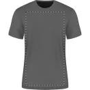 T-shirt, masculin, M, S-XXL, Gildan, 20FEB11451, Ringspun Bumbac, Gri