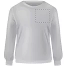 Sweatshirt, unisex, XXL, S-XXL, Gildan, 20FEB9023, Bumbac, Poliester, Alb