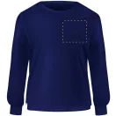 Sweatshirt, unisex, XL, S-XXL, Gildan, 20FEB9007, Bumbac, Poliester, Albastru
