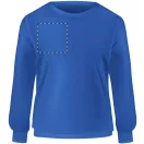 Sweatshirt, unisex, XL, S-XXL, Gildan, 20FEB9002, Bumbac, Poliester, Albastru