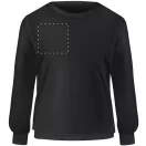 Sweatshirt, unisex, XXL, S-XXL, Gildan, 20FEB8983, Bumbac, Poliester, Negru