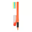 Highlighter, ø13×143 mm, Everestus, 20FEB9706, Plastic, Cauciuc, Portocaliu