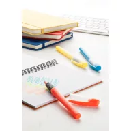   Highlighter, ø13×143 mm, Everestus, 20FEB9706, Plastic, Cauciuc, Portocaliu