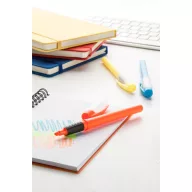  Highlighter, ø13×143 mm, Everestus, 20FEB9706, Plastic, Cauciuc, Portocaliu
