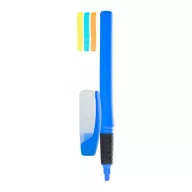   Highlighter, ø13×143 mm, Everestus, 20FEB9705, Plastic, Cauciuc, Albastru
