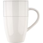 Cana, 400 ml, ø80×130 mm, Everestus, 20FEB4946, Ceramica, Alb