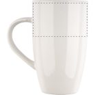 Cana, 400 ml, ø80×130 mm, Everestus, 20FEB4946, Ceramica, Alb