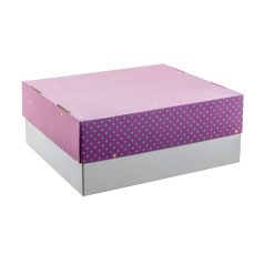 CreaBox Gift Box L gift box, Polyester, white