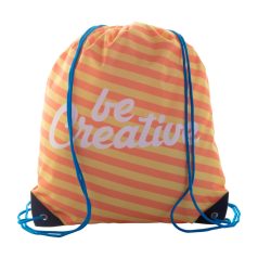   CreaDraw Plus custom drawstring bag, 190T polyester, blue, 320×390×5 mm