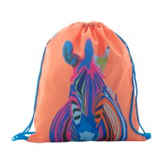   CreaDraw Kids RPET custom drawstring bag for kids, Recycled PET polyester, blue, 260×310×5 mm