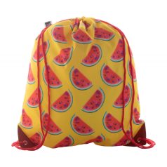   CreaDraw Plus RPET custom drawstring bag, Recycled PET polyester, red, 320×390×5 mm