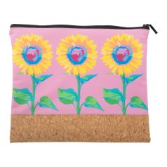   CreaBeauty Cork L custom cosmetic bag, Polyester, black, 250×200 mm