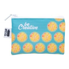   SuboPurse RFID custom RPET purse, 600D recycled PET polyester, white, 110×80 mm