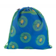   CreaDraw RFID RPET custom drawstring bag, 190T recycled PET pongee, green, 340×385 mm