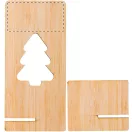 Suport de birou pentru telefon, 2401E17335, Everestus, 70x145x57 mm, Bambus, Natur