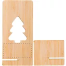 Suport de birou pentru telefon, 2401E17335, Everestus, 70x145x57 mm, Bambus, Natur