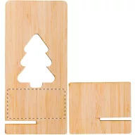   Suport de birou pentru telefon, 2401E17335, Everestus, 70x145x57 mm, Bambus, Natur