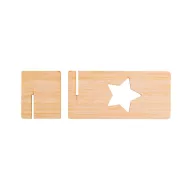   Suport de birou pentru telefon, 2401E17338, Everestus, 70x145x57 mm, Bambus, Natur