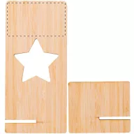   Suport de birou pentru telefon, 2401E17338, Everestus, 70x145x57 mm, Bambus, Natur