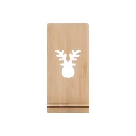   Suport de birou pentru telefon, 2401E17336, Everestus, 70x145x57 mm, Bambus, Natur