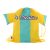 CreaDraw T Kids RPET custom drawstring bag for kids, 190T recycled PET polyester, yellow, 430×320 mm