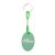 Woody Plus B custom keyring, Wood, green, 35×130 mm