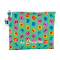   CreaBeauty M RPET custom cosmetic bag, 600D recycled PET polyester, white, 190×150 mm