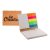 CreaStick Combo Plus Eco custom sticky notepad, Recycled paper, natural, 102×10×83 mm