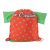 CreaDraw T custom drawstring bag, 190T polyester, red, 610×460 mm