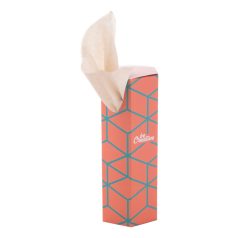   CreaSneeze Hex custom paper tissues, Recycled paper, natural, 90×213×90 mm