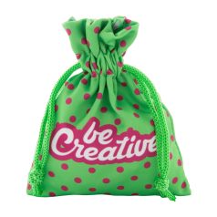   SuboGift S custom gift bag, small, Polyester, green, 100×135 mm