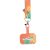 SuboFob Mobile RPET custom RPET mobile wrist strap, Recycled PET, white, 20×185 mm