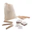 Joc de memorie si colorat cu design de Craciun, 2401E16978, Everestus, 130x170 mm, Bumbac, Lemn, Natur
