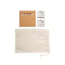 Joc de memorie si colorat cu design de Craciun, 2401E16978, Everestus, 130x170 mm, Bumbac, Lemn, Natur