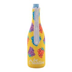   VinoPrint bottle cooler, Gildan, Neoprene, white, ø125×270 mm