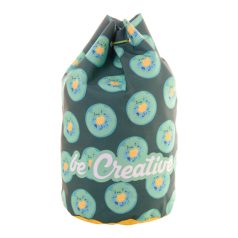   CreaDraw Ocean custom sailor bag, Gildan, 600D recycled PET polyester, green, ø180×350 mm
