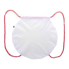   CreaDraw Circle custom saculet cu snur, 190T pet reciclat poliester, rosu, ø400x3 mm