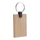 Breloc rectangular, 35×53×3 mm, Everestus, 20FEB6674, Bambus, Natur