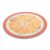 Coaster, circle, 95×95×3 mm, 20FEB17176, PVC, Alb