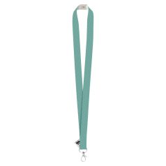   Subyard Zero Safe Eco custom sublimation lanyard, Recycled PET polyester, white, 20×475 mm