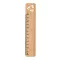 Rigla 12 cm, Everestus, 42FEB231566, 30x160x2 mm, Bambus, Natur
