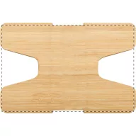   Portcard 2401E18124, Everestus, 60x90x10 mm, Bambus, Cauciuc, Natur