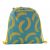 CreaDraw Zip RPET custom drawstring bag, 190T polyester, yellow, 340×385×5 mm