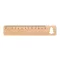 Rigla 12 cm cu design de Craciun, 2401E17504, Everestus, 160x30x2 mm, Bambus, Natur