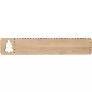 Rigla 12 cm cu design de Craciun, 2401E17504, Everestus, 160x30x2 mm, Bambus, Natur