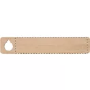 Rigla 12 cm cu design de Craciun, 2401E17502, Everestus, 160x30x2 mm, Bambus, Natur