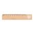 Rigla 12 cm cu design de Craciun, 2401E17506, Everestus, 160x30x2 mm, Bambus, Natur