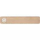 Rigla 12 cm cu design de Craciun, 2401E17506, Everestus, 160x30x2 mm, Bambus, Natur