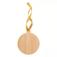   Ornament pentru bradul de Craciun, 2401E17261, Everestus, 70x80x3 mm, Bambus, Natur